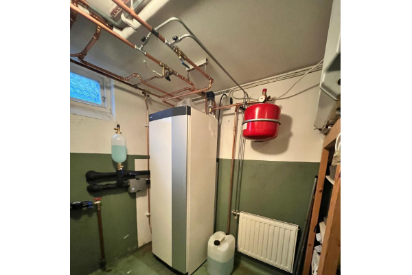 <center> NIBE S1156 ersätter en gammal anläggning